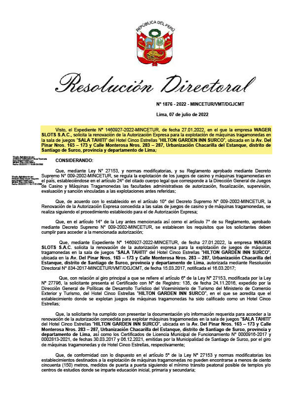 Licencia Funcionamiento